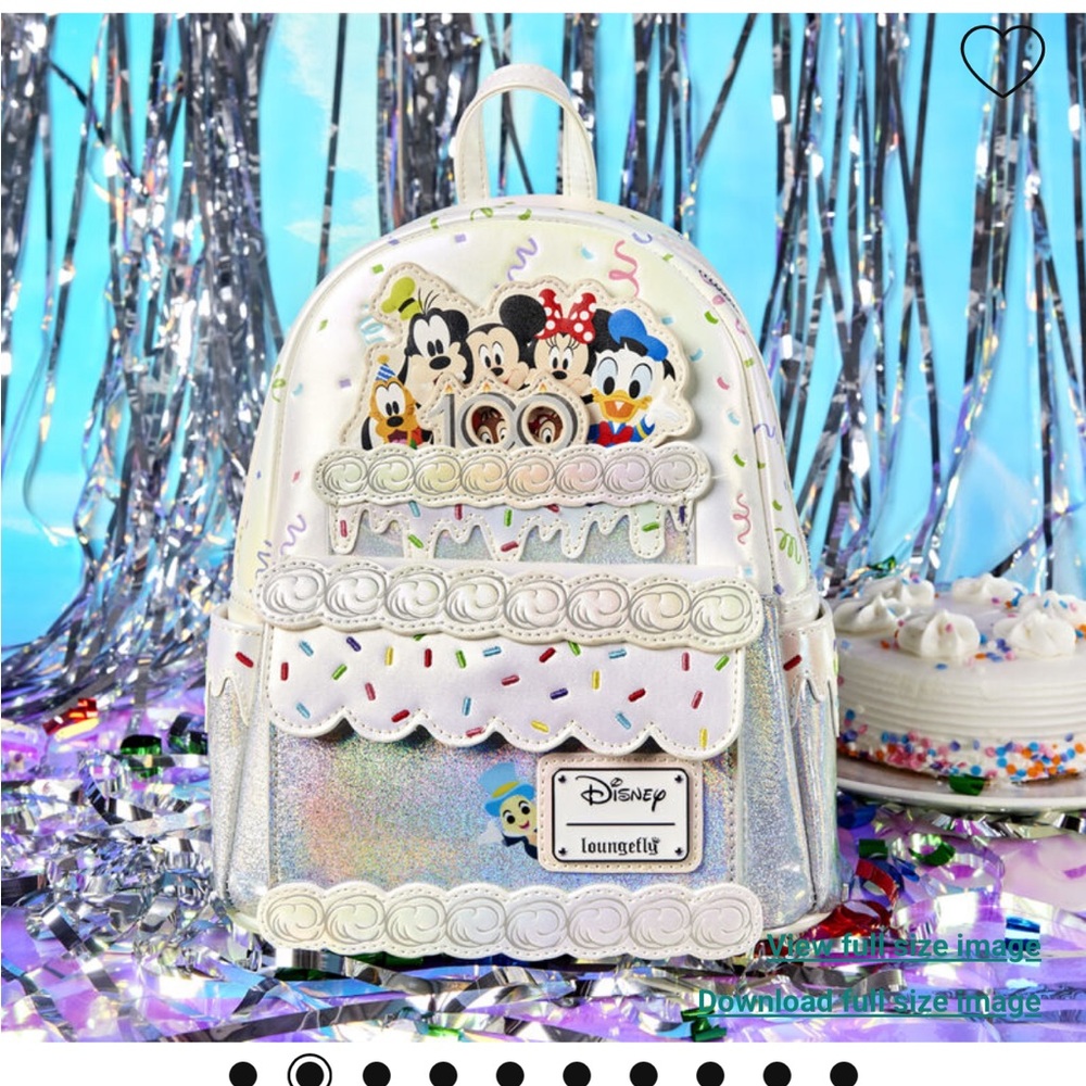 🎉PRICE FIRM🎉 Loungefly Disney100 Cake Mini
Backpack